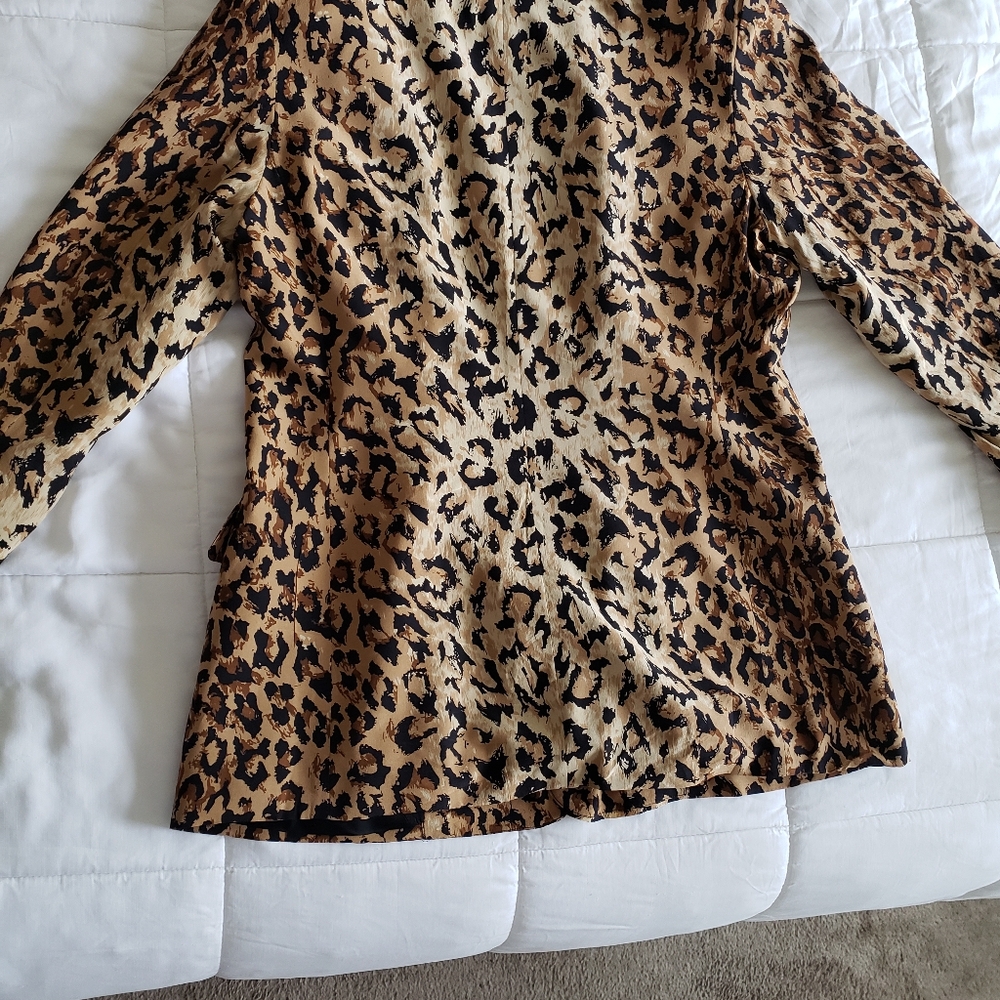 Bloomingdale's Animal Print Blazer - Picture 2 of 3